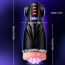 Charger l'image dans la galerie, Daphne - Pompe à Penis avec 3 Manches Interchangeables, Chatte de Poche, 9 Modes de Succion &amp; 9 Mod