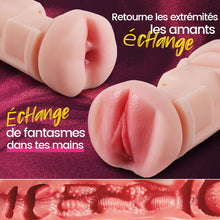 Charger l'image dans la galerie, Entraîneur d'endurance vibrant double extrémité Edging Retard &amp; Renforceur d'endurance Ma