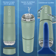 Charger l'image dans la galerie, Pompe à pénis à vide 10 succions &amp; 10 vibrations - Pompe d'agrandissement - Masturbateur masculin