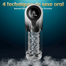 Charger l'image dans la galerie, Vortex Male Stroker - 4 niveaux d’aspiration puissants, mode boost à un bouton, facile à nettoyer avec lubrifiant offert