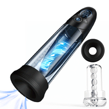Charger l'image dans la galerie, BathFun Pro - Pompe d'entraînement sous vide à 9 niveaux avec contrôle de pression par IA, écran LCD avec affichage de l