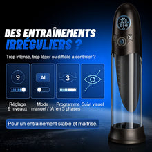 Charger l'image dans la galerie, BathFun Pro - Pompe d'entraînement sous vide à 9 niveaux avec contrôle de pression par IA, écran LCD avec affichage de l