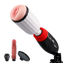 Charger l'image dans la galerie, Stella - Machine sexuelle chauffante à double usage avec pénétration automatique et télécommande pour couples
