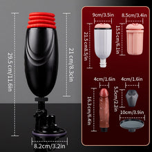 Charger l'image dans la galerie, Stella - Machine sexuelle chauffante à double usage avec pénétration automatique et télécommande pour couples