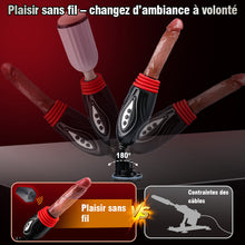 Charger l'image dans la galerie, Stella - Machine sexuelle chauffante à double usage avec pénétration automatique et télécommande pour couples