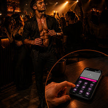 Charger l'image dans la galerie, Hugo – Masséur de prostate portable à mouvements de va-et-vient avec sangles, double commande via application et téléco