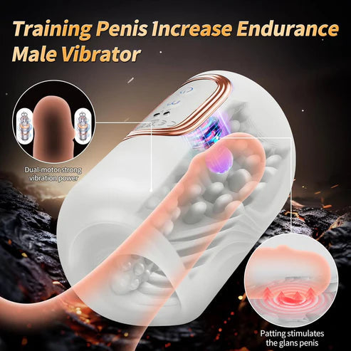 Masturbateurs automatiques, stimulateurs de pénis, simulation de fellation avec 10 modes de va-et-vient et 10 modes de vibration