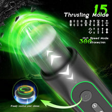 Charger l'image dans la galerie, Masturbateur automatique 104 ℉ avec succion, poussée, vibration et chauffage
