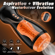 Charger l'image dans la galerie, SolaceX - 8 Succion 10 Vibration One Touch Orgasm Digital Vacuum Masturbator