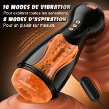 Charger l'image dans la galerie, SolaceX - 8 Succion 10 Vibration One Touch Orgasm Digital Vacuum Masturbator