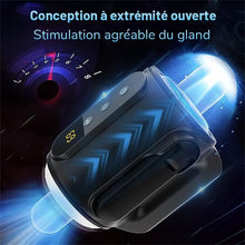 Charger l'image dans la galerie, Masturbateur automatique pour hommes avec deux poignées et des vibrations de stretch avec 9 fréquences