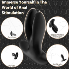 Charger l'image dans la galerie, Vibrateur d'extension de plug anal, masseur de prostate avec 9 vibrations et 8 extensions