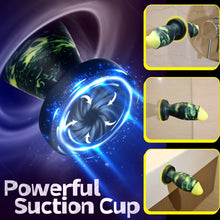 Charger l'image dans la galerie, Unique Hybrid Design Vibrating Anal Dildo With Suction Cup