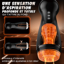 Charger l'image dans la galerie, SolaceX - 8 Succion 10 Vibration One Touch Orgasm Digital Vacuum Masturbator