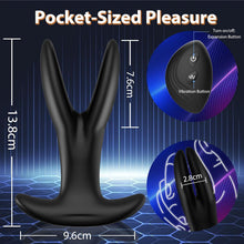Charger l'image dans la galerie, Vibrateur d'extension de plug anal, masseur de prostate avec 9 vibrations et 8 extensions