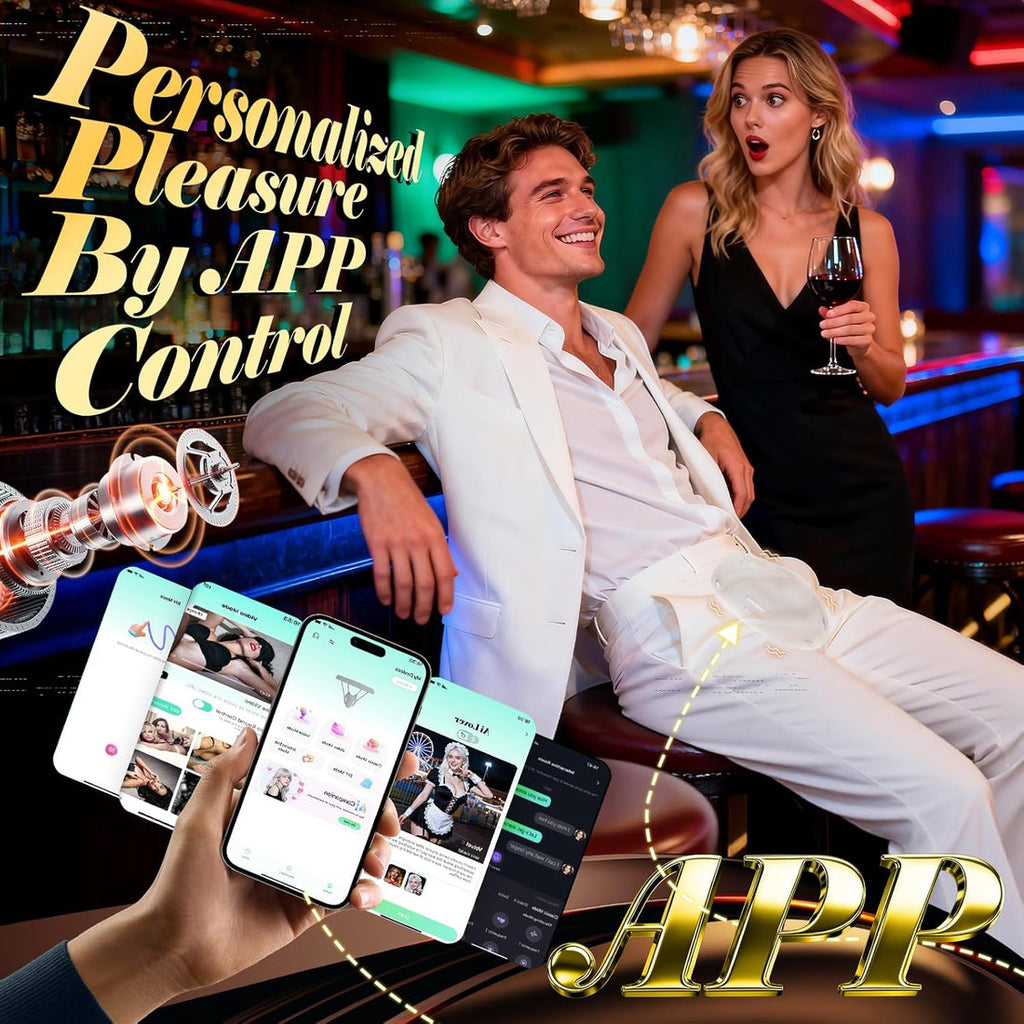 Cage à pénis portable, ceinture de chasteté BDSM, dispositif d'entraînement des testicules avec 9 modes et contrôle via application