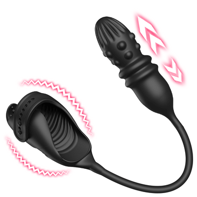 Arthur - Stimulateur de gland à mouvements de va-et-vient et à vibrations pour une stimulation intense du pénis et de l'anus