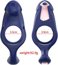 Charger l'image dans la galerie, 3 EN 1 Masseurs de Prostate Vibrant avec Anneau Pénien, Sex Toys Vibromasseurs Homme à Distance avec Application, Plug Anale Gode Vibro-masseurs avec 9 Modes de Poussée Vibrant pour Couple