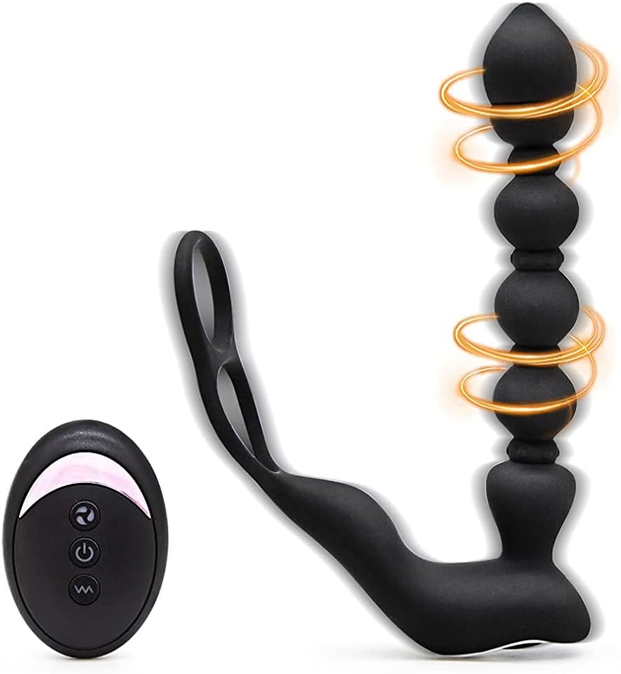 Anale Stimulateur Masseur de électrique Prostâte Vibro Ànal Plug Vîbrant Sans Fil pour Homme Sëx toyspour pour Femme 10 Mode Télescopiques 10 Modes de Vibration 100% Étanche Silencieux va et vién