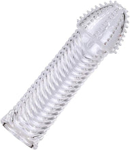 Charger l'image dans la galerie, Manchons de Pénis en Silicone Gaines de Pénis à Stimulation Intensive de Particules Transparentes Retarder L'éjaculation Améliorer La Couverture D'agrandissement Du Coq D'érection (jeu de 4)