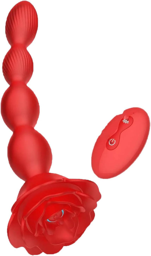 Plug anal anal Vibromasseur godemichet Anal rotatif à 360 degrés, avec 10 modes rotatifs et vibrants, en forme de Machine sexuelle, perles anales, jouets sexuels Pour pour femmes et hommes