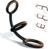 Anneaux en silicone 3in1, anneau pénien extensible pour toutes les tailles, anneau pénien en silicone pour un plaisir plus long et plus dur, anneau avec 3 tailles différentes, jouet sexuel