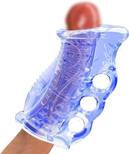 Charger l'image dans la galerie, Trainer D'Endurance en Silicone Bleu Doux avec Plusieurs Petits Trous pour Une Prise Facile De L'éQuipement De Remise en Forme