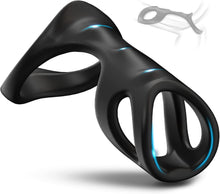 Charger l'image dans la galerie, Anneaux de Pénis pour Homme Couples, Anneau Pénien Homme en Silicone, Silicone Anneaux Péniens Jouets Sexuels Pour Améliorer les Performances Sexuelles, Plus Dur et Plus Fort
