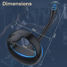 Charger l'image dans la galerie, Sextoys plug anal - 5 EN 1 APP Masseurs de Prostate Vibrant avec Anneaux de Pénis - 10 Modes de Vibration -Télécommandé -Jouets Sexuels pour la Stimulation Anale Couple, Étanche