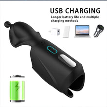 Charger l'image dans la galerie, Vibromasseurs Homme, Automatique Masturbateurs Masculins avec 10 Vibrations, Sexes Plaisir Homme Réaliste, Stimulation du Pénis， Masturbateur Electrique, Jouet Sexuel