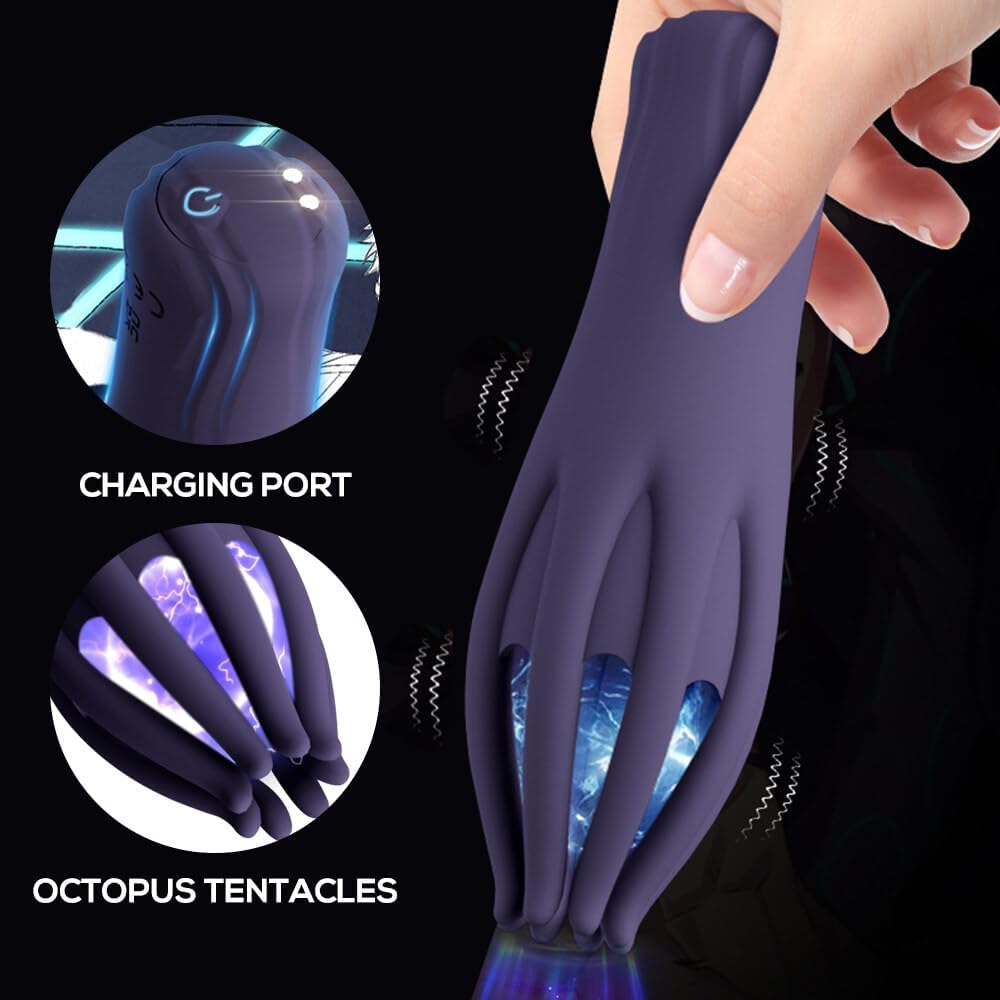 Masturbeuse Homme, Masturbateurs Masculins Masturbâteur Homme Mains Libres Automatique avec 10 Modes Vibration, Sex Toys Sexmasturbâteur Homme Vaginette Ultra Réaliste