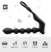 Charger l'image dans la galerie, Anale Stimulateur Masseur de électrique Prostâte Vibro Ànal Plug Vîbrant Sans Fil pour Homme Sëx toyspour pour Femme 10 Mode Télescopiques 10 Modes de Vibration 100% Étanche Silencieux va et vién