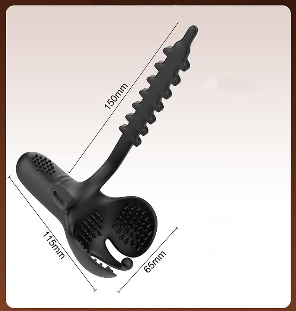 Anneaux vibrants pour pénis en silicone extrême, anneaux vibrants avec testicules, anneaux vibrants pour hommes avec 10 modes de vibration, jouets sexuels pour la stimulation masculine