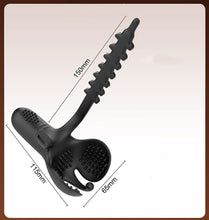 Charger l'image dans la galerie, Anneaux vibrants pour pénis en silicone extrême, anneaux vibrants avec testicules, anneaux vibrants pour hommes avec 10 modes de vibration, jouets sexuels pour la stimulation masculine
