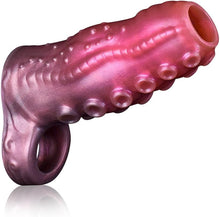 Charger l'image dans la galerie, Gaines pour Pénis Tentacule, Manchon Penis Ouvert avec Anneau Testiculaire, Agrandisseur de Pénis Réutilisable, Retardateur Éjaculation, Sex Toýs Homme pour Couple Plaisir