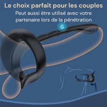 Charger l'image dans la galerie, Sextoys plug anal - 5 EN 1 APP Masseurs de Prostate Vibrant avec Anneaux de Pénis - 10 Modes de Vibration -Télécommandé -Jouets Sexuels pour la Stimulation Anale Couple, Étanche
