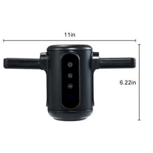 Charger l'image dans la galerie, Masturbateur automatique pour hommes avec deux poignées et des vibrations de stretch avec 9 fréquences