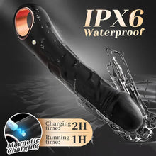 Charger l'image dans la galerie, Vibromasseur anal 2 en 1, gode, masseur de prostate et plug anal avec 10 modes de vibration