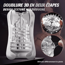 Charger l'image dans la galerie, Chasseur de sperme - 4 en 1 Deep Throat Trainer Master Masturbateur électrique Succion automatique&amp;manuelle