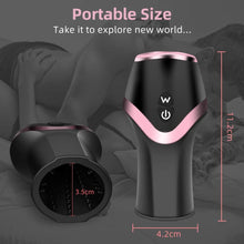 Charger l'image dans la galerie, Stimulateur de gland et appareil d'entraînement pour pénis avec 12 modes de vibration, 6 modes d'aspiration et de rotation