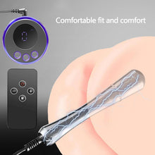 Charger l'image dans la galerie, Metal Electric Shock Butt Plug Anal Toy with 9 Modes &amp; 15 Levels of Intensity