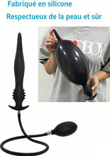 Charger l'image dans la galerie, Plug anal gonflable géant 26 cm avec pompe, gode ceinture réglable, boules anales et écarteur anal, jouet sexuel SM extrême pour couples, femmes et hommes