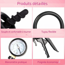 Charger l'image dans la galerie, Plug anal dilatateur avec pompe à vide, dilatateur anal, stimulateur anal et vaginal, plug anal dilatateur