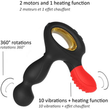 Charger l'image dans la galerie, Masseur Prostatique télécommandé Vibrant pour Homme - Vibromasseur sex toýs Masculin Stimulateur de Prostate, Point P, Plaisir Anal, Périnée: Silicone, Waterproof, Rechargeable