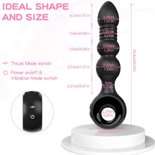 Charger l'image dans la galerie, Perles Anales-Wordone Plugs Anals Vibrants avec 10 Vibrations&amp;7 Poussées, Masseur de Prostate, Jouet Anal pour Adulte, Jouets Sexuels pour Mâles, Vibromasseur Point G Bullet pour Hommes&amp;Femmes
