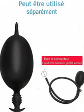 Charger l'image dans la galerie, Plug anal gonflable géant 26 cm avec pompe, gode ceinture réglable, boules anales et écarteur anal, jouet sexuel SM extrême pour couples, femmes et hommes