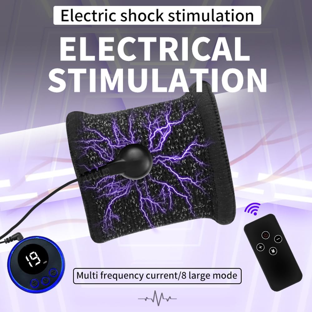BDSM choc électrique réglable double anneau pénien ensemble d'anneaux de testicule anneau pénien stimulateur électrique anneaux péniens anneau de gland Stimulation du pénis SM jouet sexuel fo