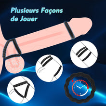Charger l'image dans la galerie, Anneau Penien - Anneau Homme 7 Pièces Sex Toýs Homme Couple Anneaux de Pénis Jouet Sexualité Couple Sex Toys Jouet Adulte Sextoys Couple Plaisir Jeux Sexuelle Adulte Couple, Plus Dur et Plus Fort