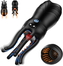 Charger l'image dans la galerie, Masturbateur pour Hommes avec Stimulation du Gland, Jouet Sexuel Vibrant 10 Modes, Set de Vibrateurs pour Sexe Oral et Solitaire, Jouet pour Couples, Poche Moulante