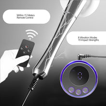 Charger l'image dans la galerie, Metal Electric Shock Butt Plug Anal Toy with 9 Modes &amp; 15 Levels of Intensity